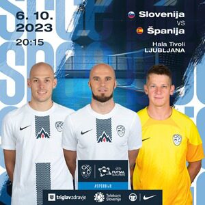 SLOVENIJA - ŠPANIJA, dvoranski nogomet