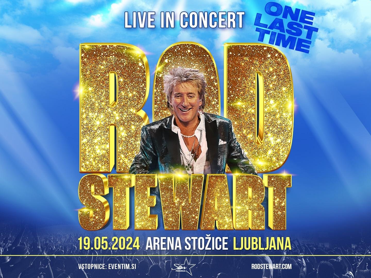 Rod Stewart "Live in Concert One Last Time" Tour 2024 Javni zavod
