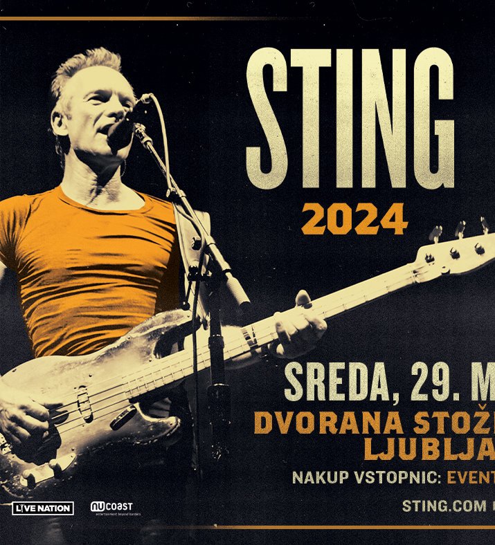 STING 2024 WORLD TOUR Javni zavod Šport Ljubljana