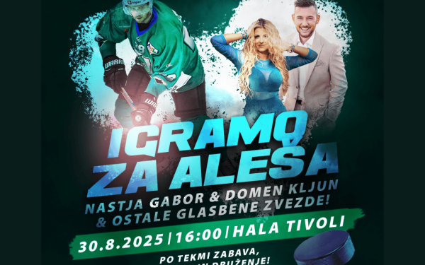 DOBRODELNA HOKEJSKA TEKMA: IGRAJMO ZA ALEŠA