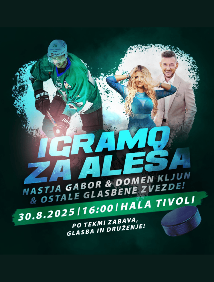 DOBRODELNA HOKEJSKA TEKMA: IGRAJMO ZA ALEŠA