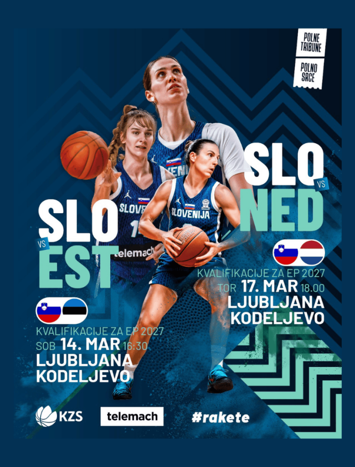 KZS SLOVENIJA : NIZOZEMSKA, women's EuroBasket FIBA qualifications